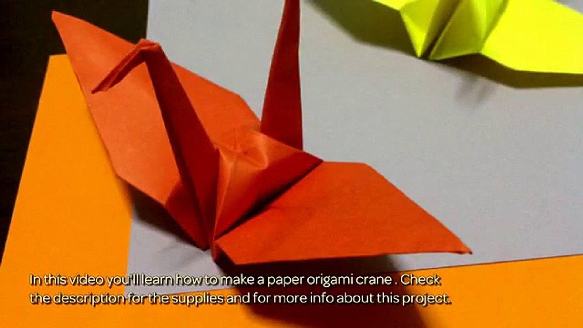 Crane Origami Video Make A Paper Origami Crane Crafts Guidecentral