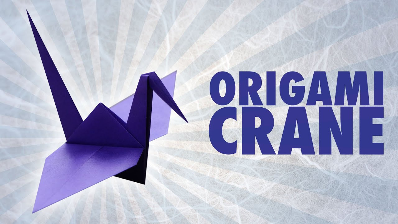 Crane Origami Video Origami Crane Folding Instructions