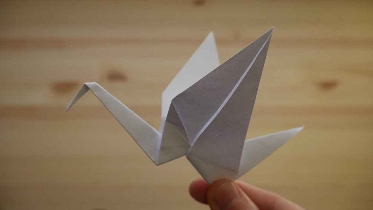 Crane Origami Video Origami How To Make A Crane Out Of Paper Video Lesson