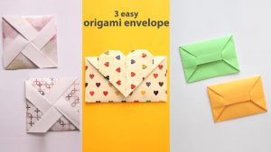 Cute Origami Envelopes 3 Easy Origami Envelopes