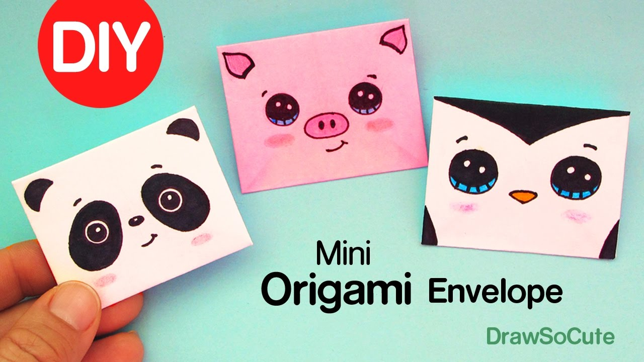 Cute Origami Envelopes How To Make A Mini Origami Envelope Super Easy