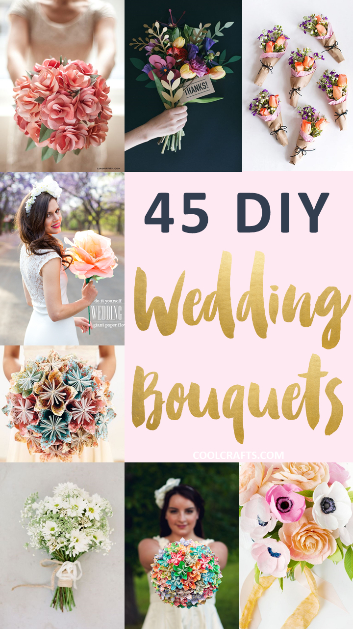 Diy Origami Bouquet 45 Stunning Wedding Bouquets You Can Craft Yourself Cool Crafts