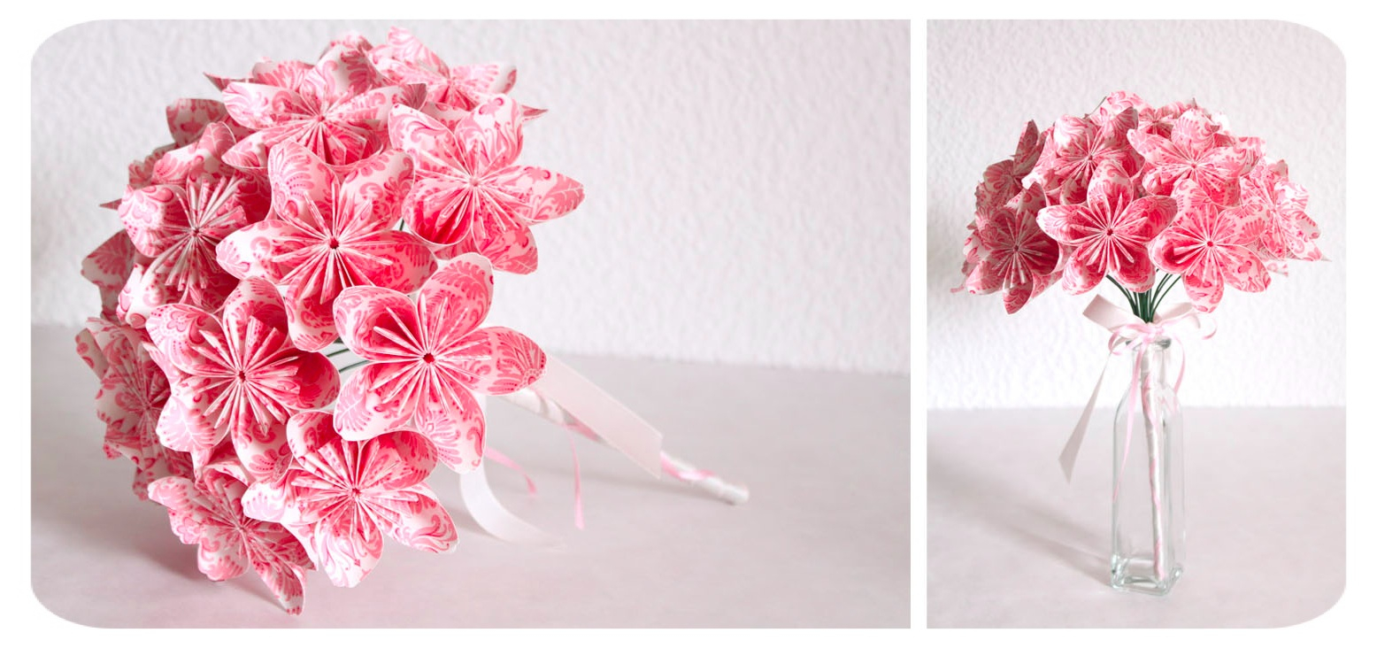 Diy Origami Bouquet 5 Diy Paper Bouquets For Brides