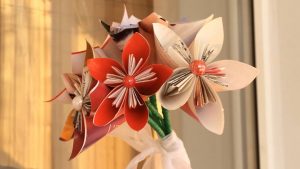 Diy Origami Bouquet Paper Flower Bouquet Diy Origami Flower Tutorial