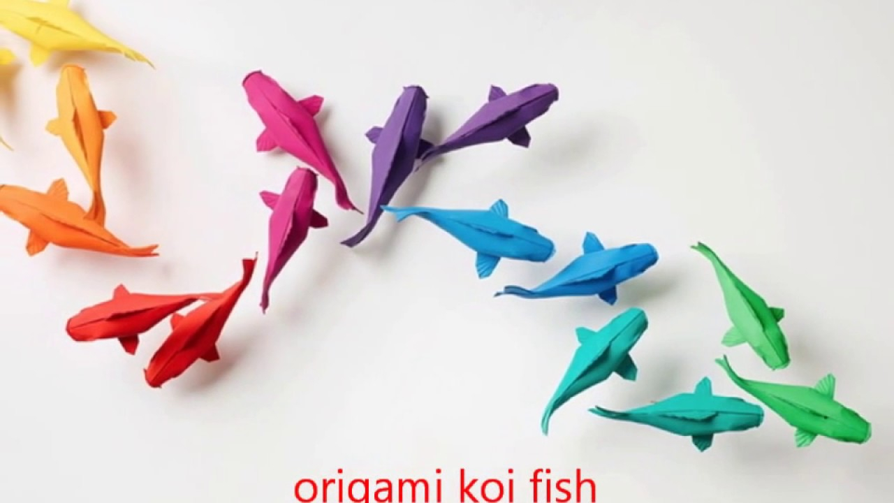 Dollar Bill Koi Fish Origami Instructions Origami Koi Fish