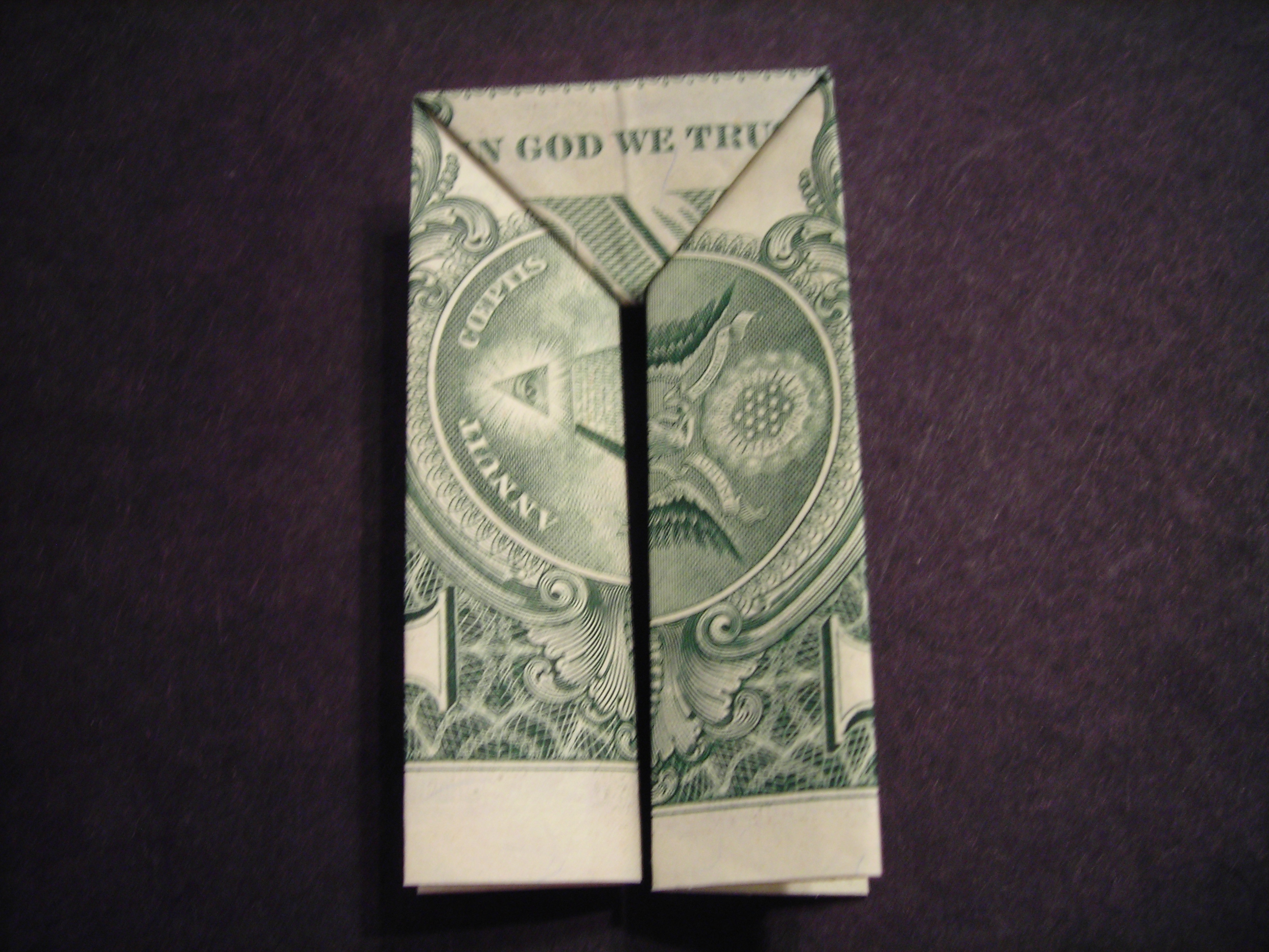 Dollar Bill Origami Giraffe How To Fold Dollar Bill Pants 6 Steps
