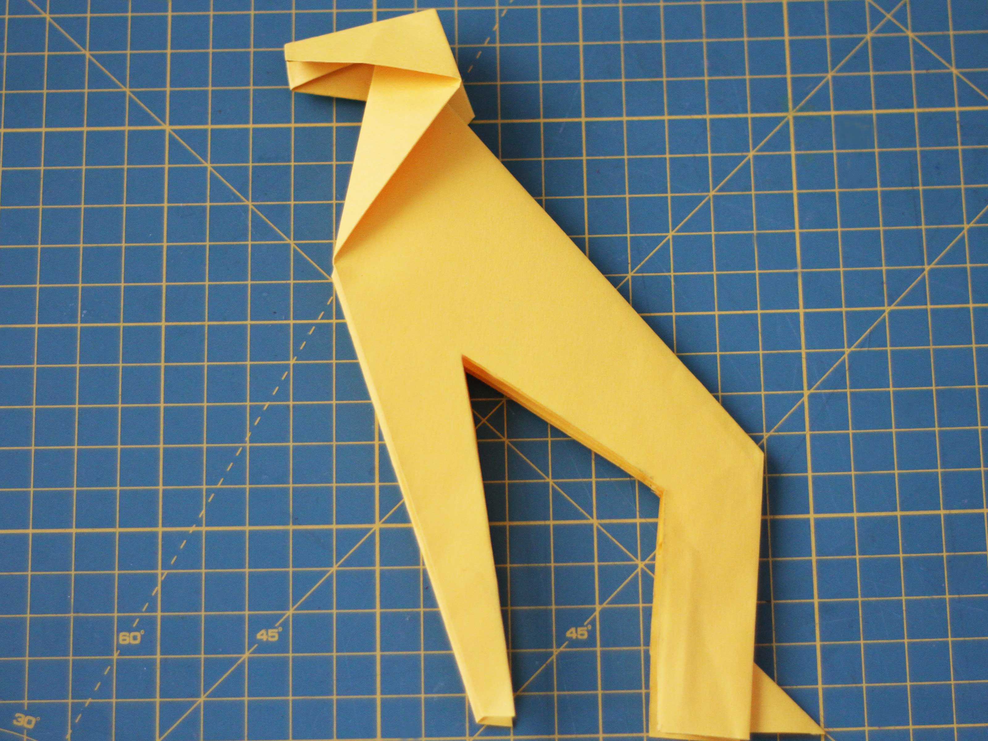 Dollar Bill Origami Giraffe How To Make An Origami Giraffe 13 Steps With Pictures Wikihow