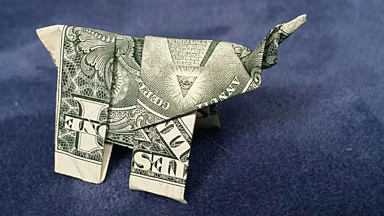 Dollar Bill Origami Shirt With Tie Dollar Bill Craft And Paper Folding