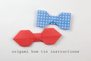 Dollar Origami Bow Tie Easy Origami Bow Tie Tutorial