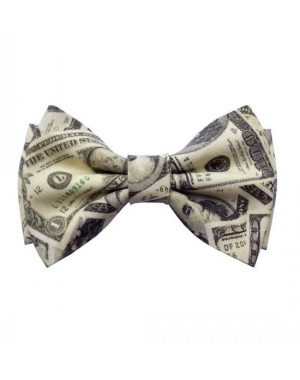 Dollar Origami Bow Tie Tie Bow Pre Tied Dollar Fancy Dress American Accessory