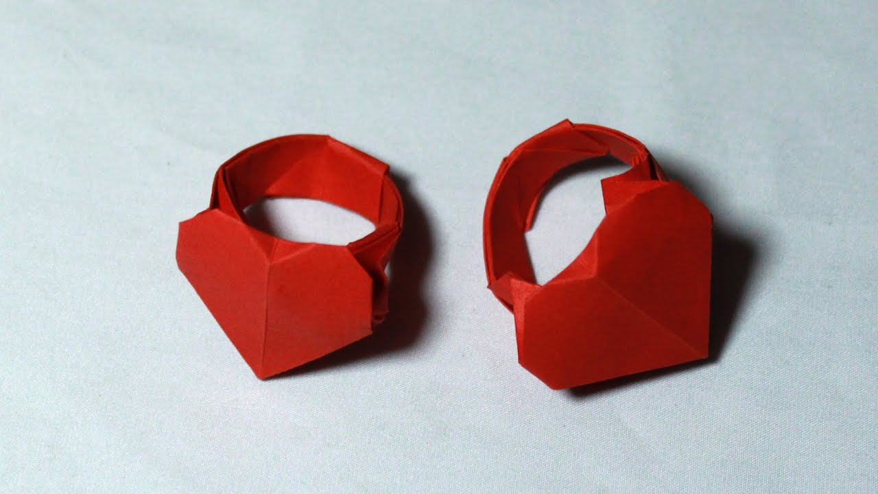 Dollar Origami Heart Ring Make Your Own Origami Rings Jewelry Secrets