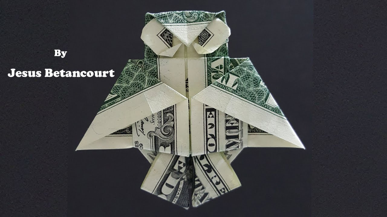 Dollar Origami Instructions Origami Dollar Bill Owl Tutorial