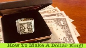 Dollar Ring Origami How To Make A Paper Origami Dollar Ring