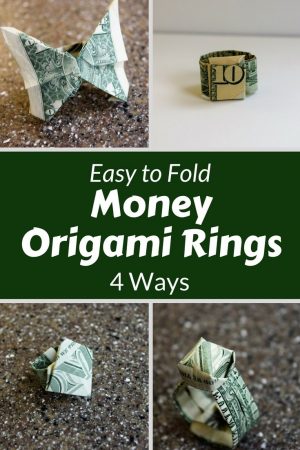 Dollar Ring Origami Money Origami Ring 4 Ways Fave Mom