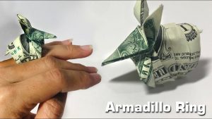 Dollar Ring Origami Origami Ring Armadillo