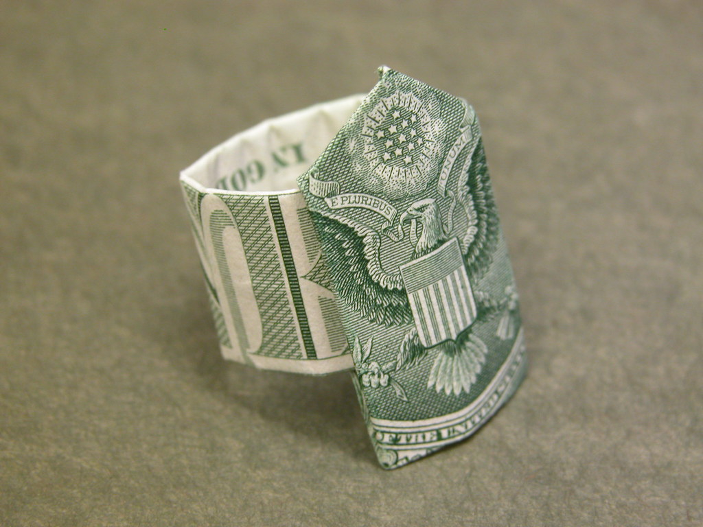 Dollar Ring Origami The Worlds Best Photos Of Dollar And Valentine Flickr Hive Mind
