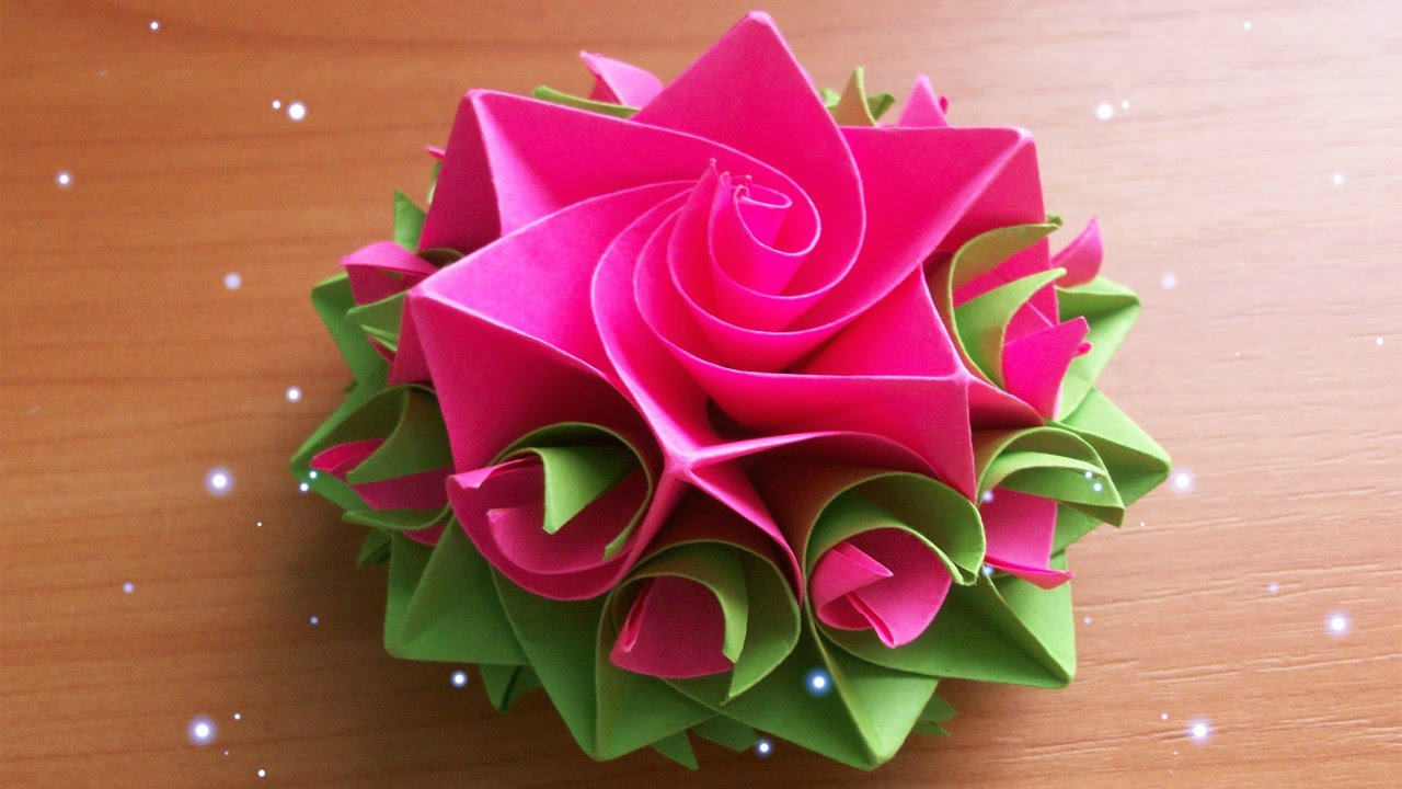 Download Origami Videos Diy Handmade Crafts How To Make Amazing Paper Rose Origami Flowers For Cards