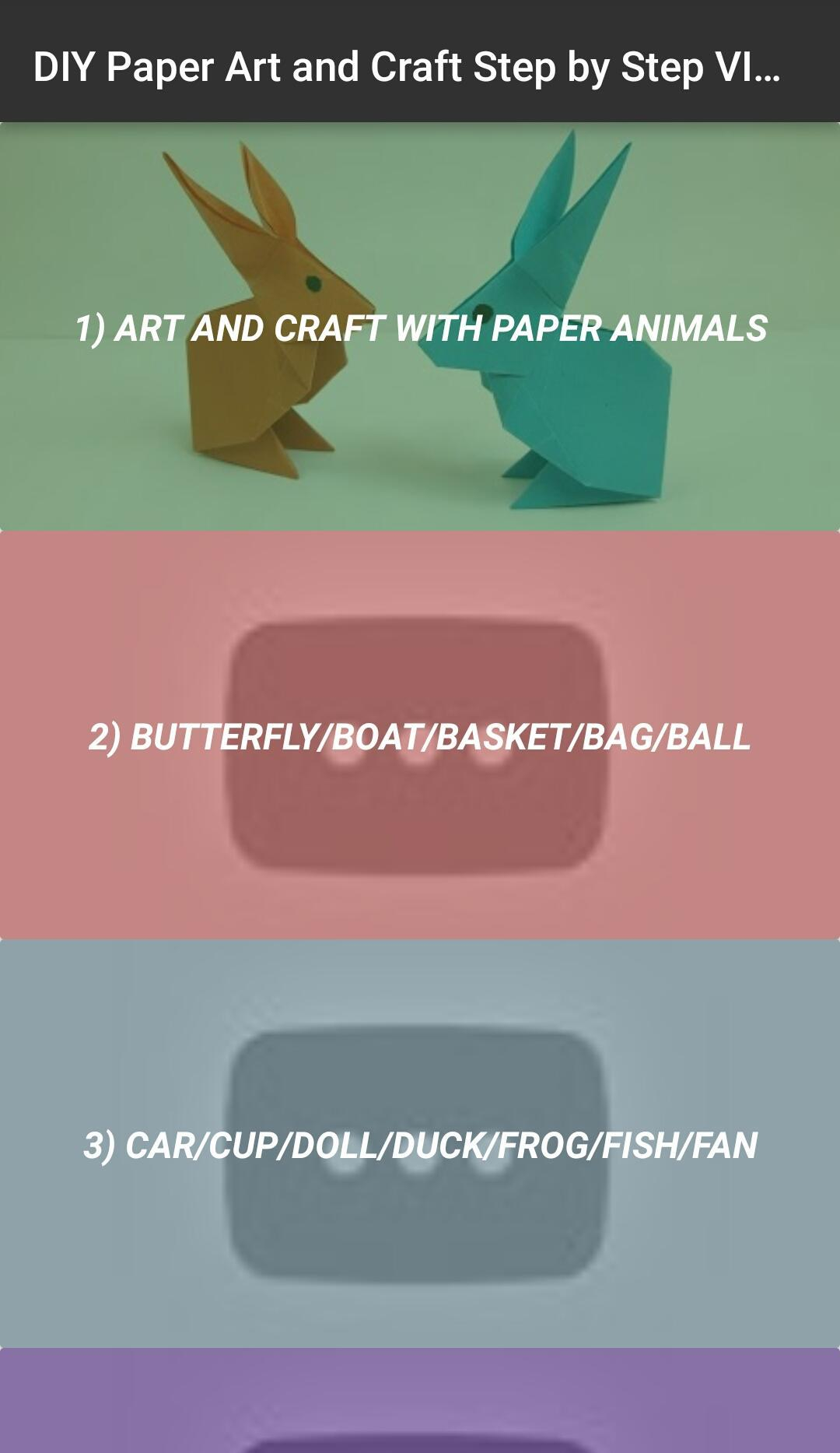 Download Origami Videos Diy Paper Art And Craft Step Step Videos App For Android Apk