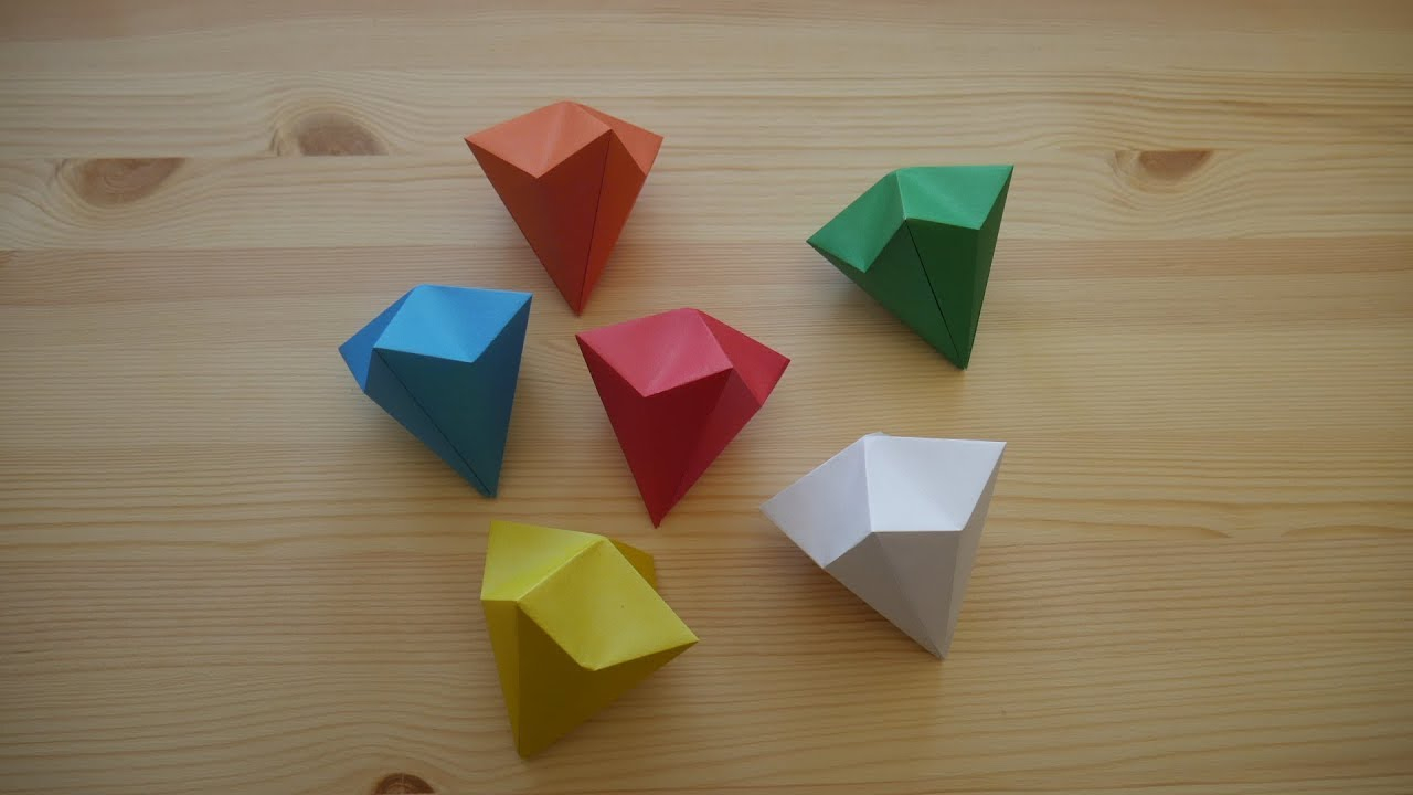 Download Origami Videos Origami Diamond 8 Steps