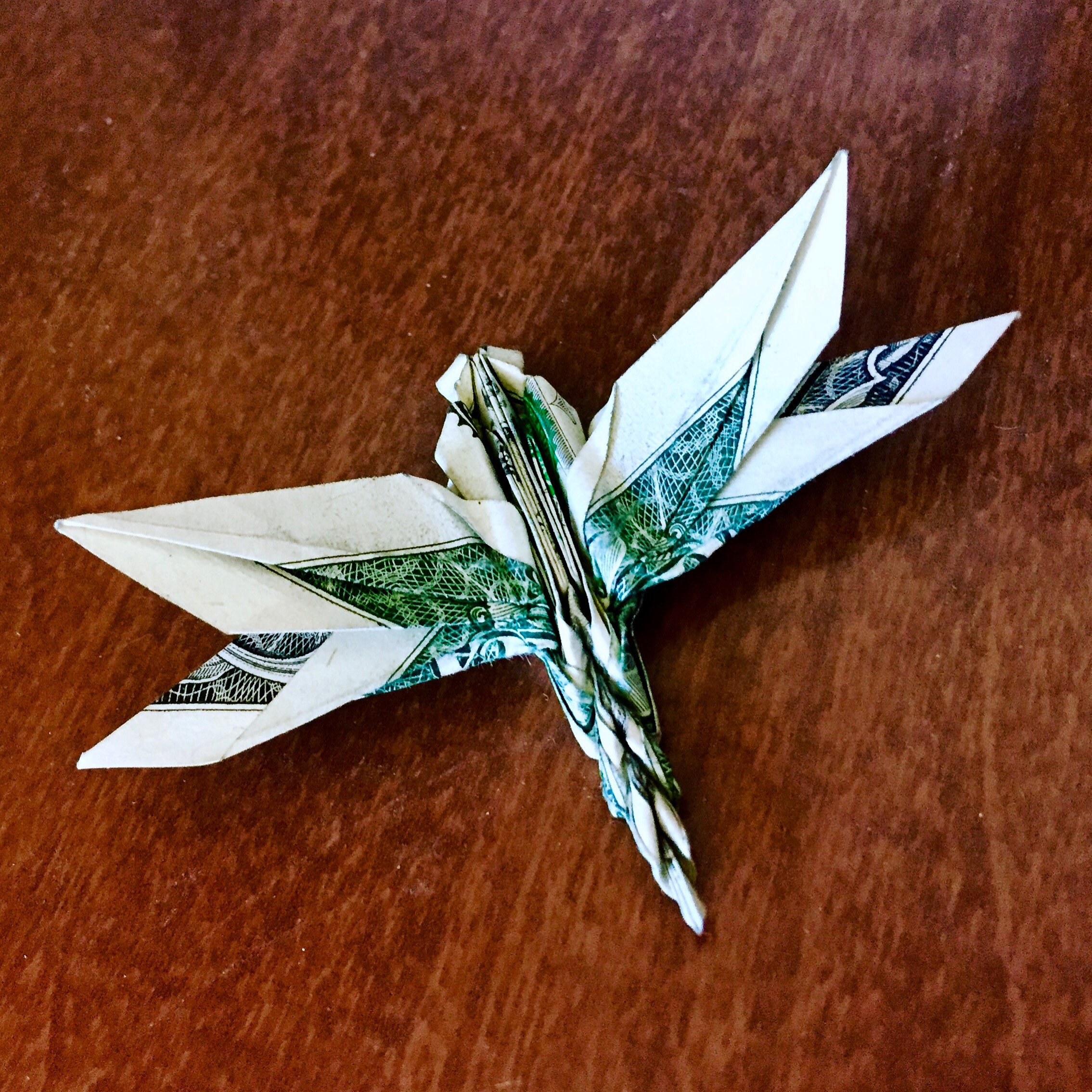 Dragon Fly Origami Dragonfly Money Dragonfly Origami Dragonfly Dollar Bill Dragonfly Dragonfly Ornament Christmas Ornament