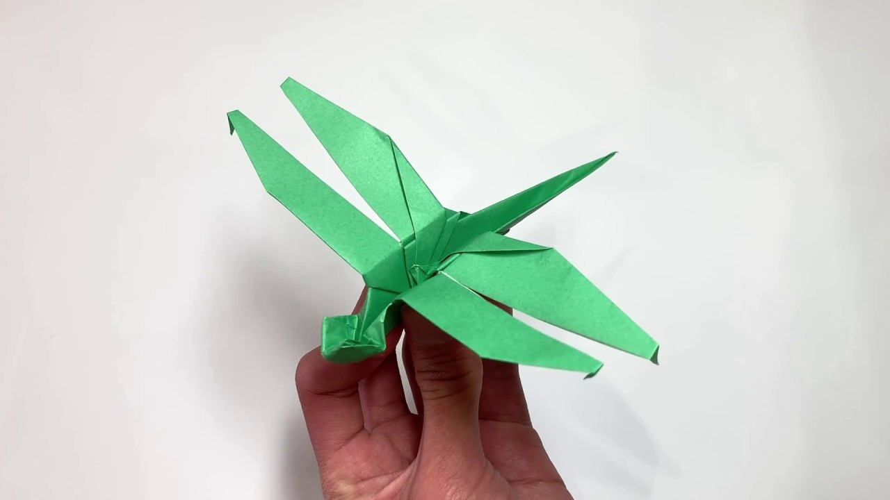 Dragon Fly Origami How To Make An Origami Dragonfly