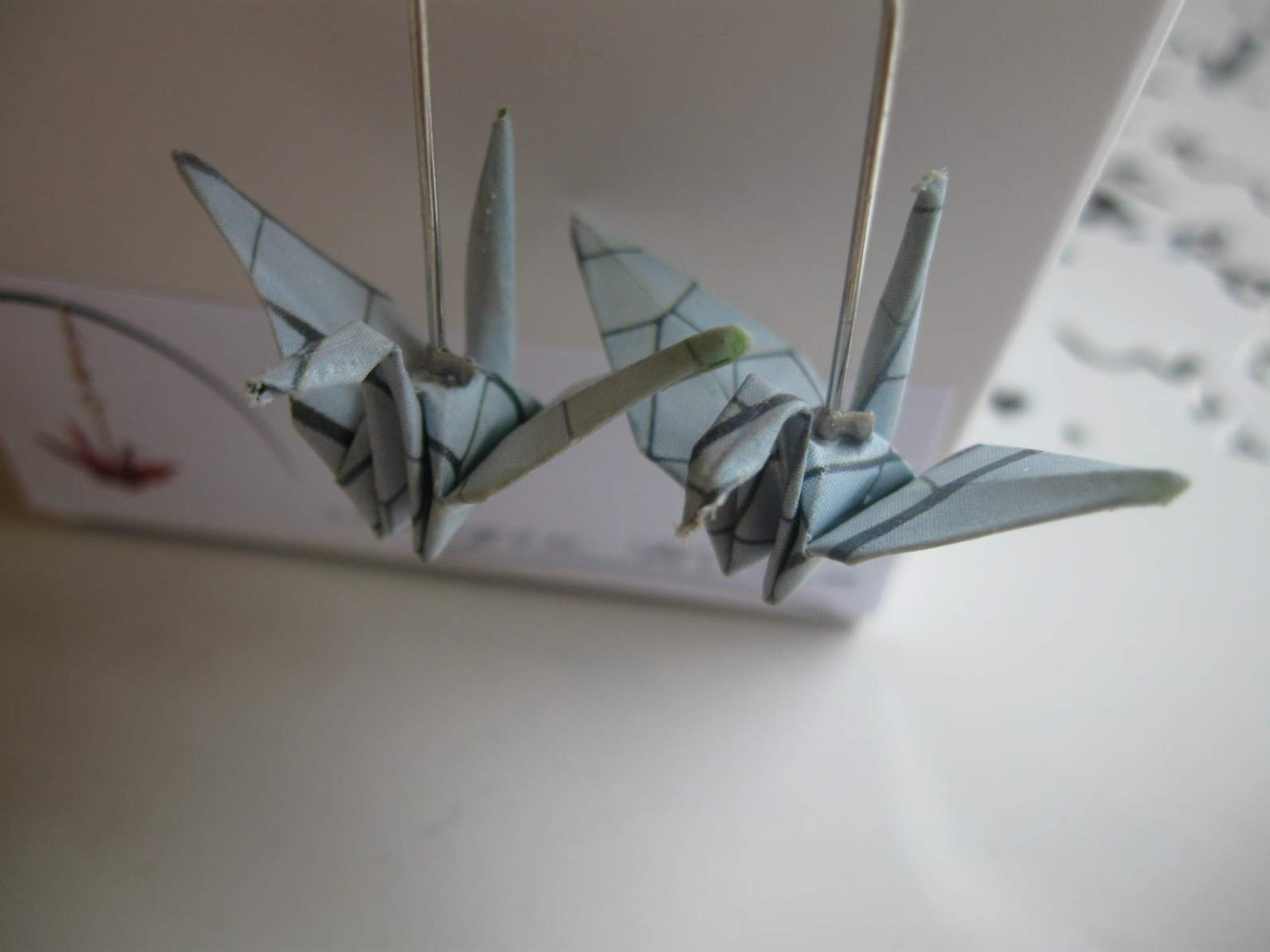 Dragon Fly Origami Origami Crane Earrings Dragon Fly Wing Felt