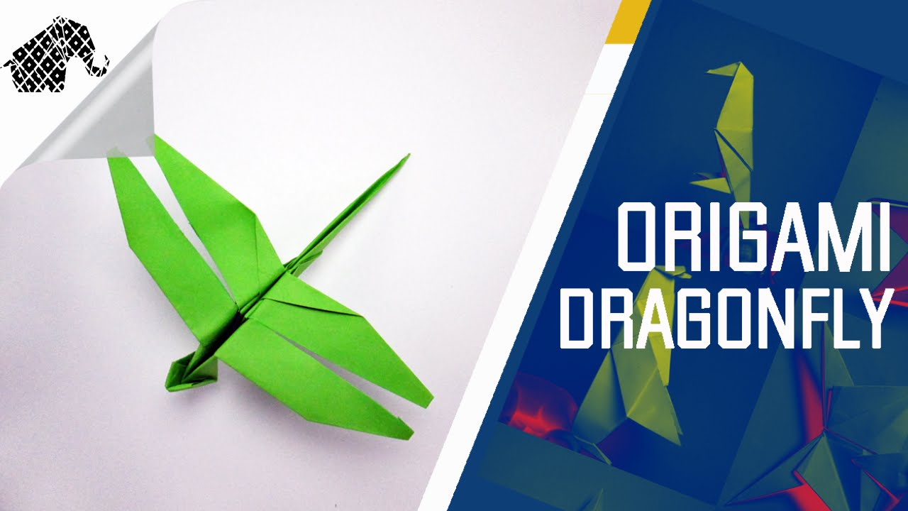 Dragon Fly Origami Origami How To Make An Origami Dragonfly
