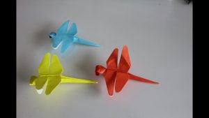Dragon Fly Origami Origami Insect Dragonfly