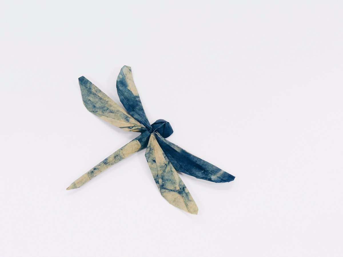 Dragon Fly Origami Origamiwind On Twitter Simple Dragonfly Shuki Kato