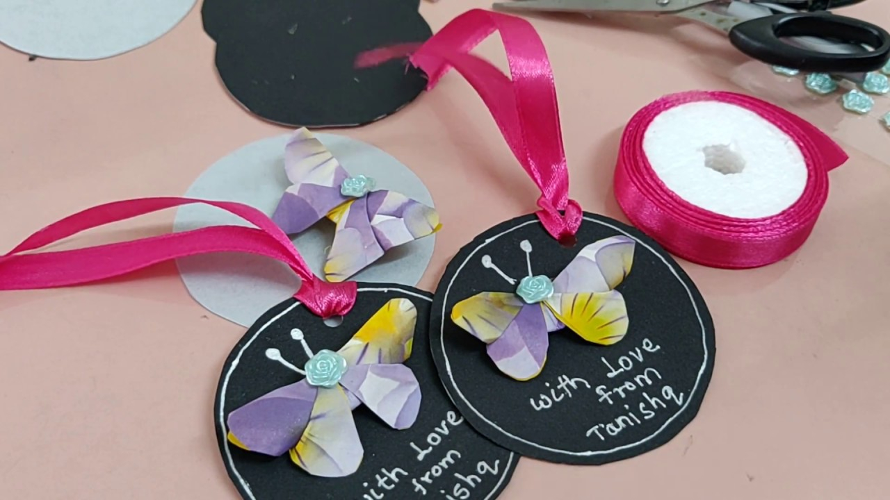 Easy Birthday Origami Easy Birthday Tags How To Make Birthday Gift Tags Party Accessories Origami Kidscraft