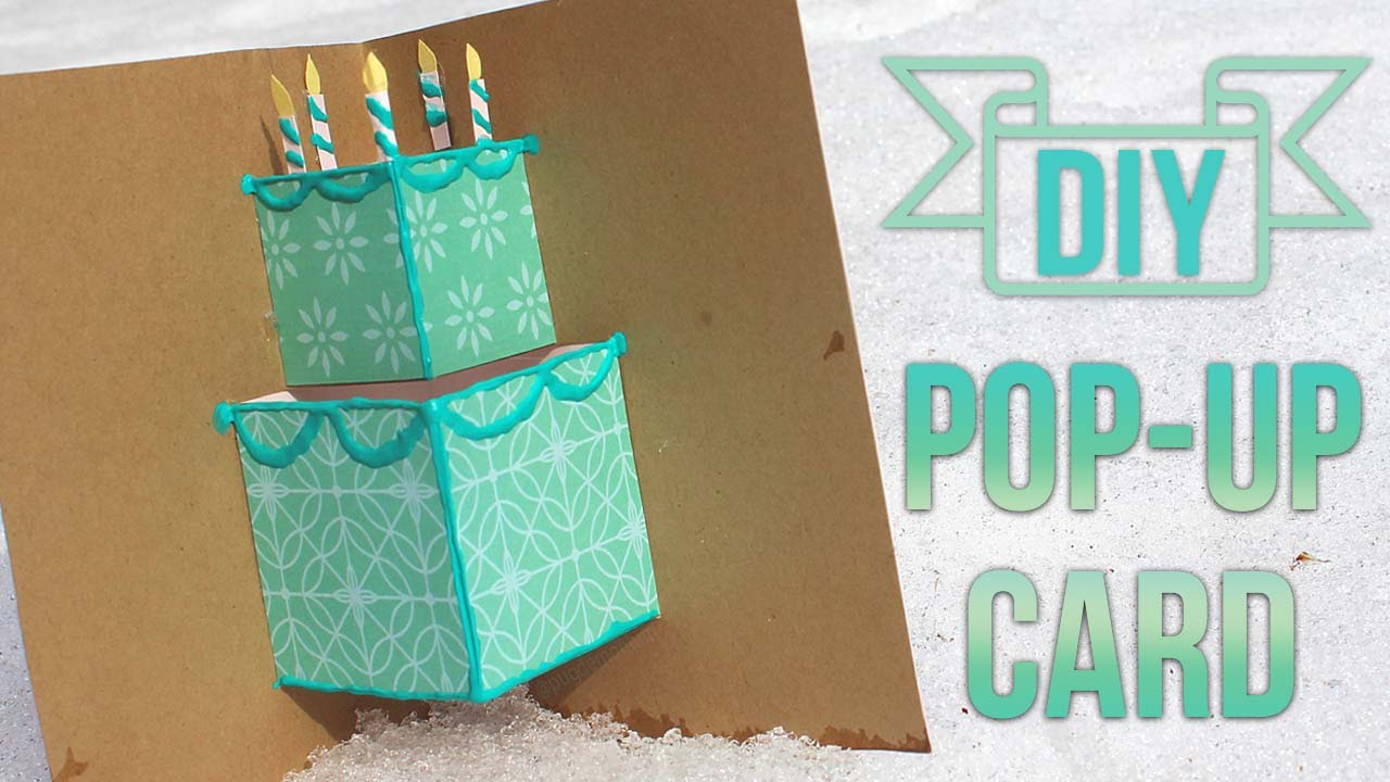 Easy Birthday Origami How To Make A Simple Pop Up Birthday Card