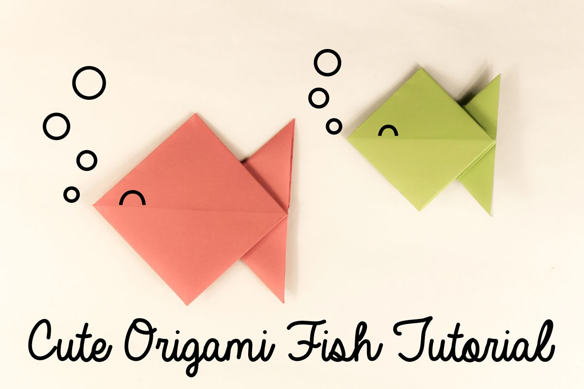 Easy Birthday Origami Making Cute Origami Fish In 5 Steps