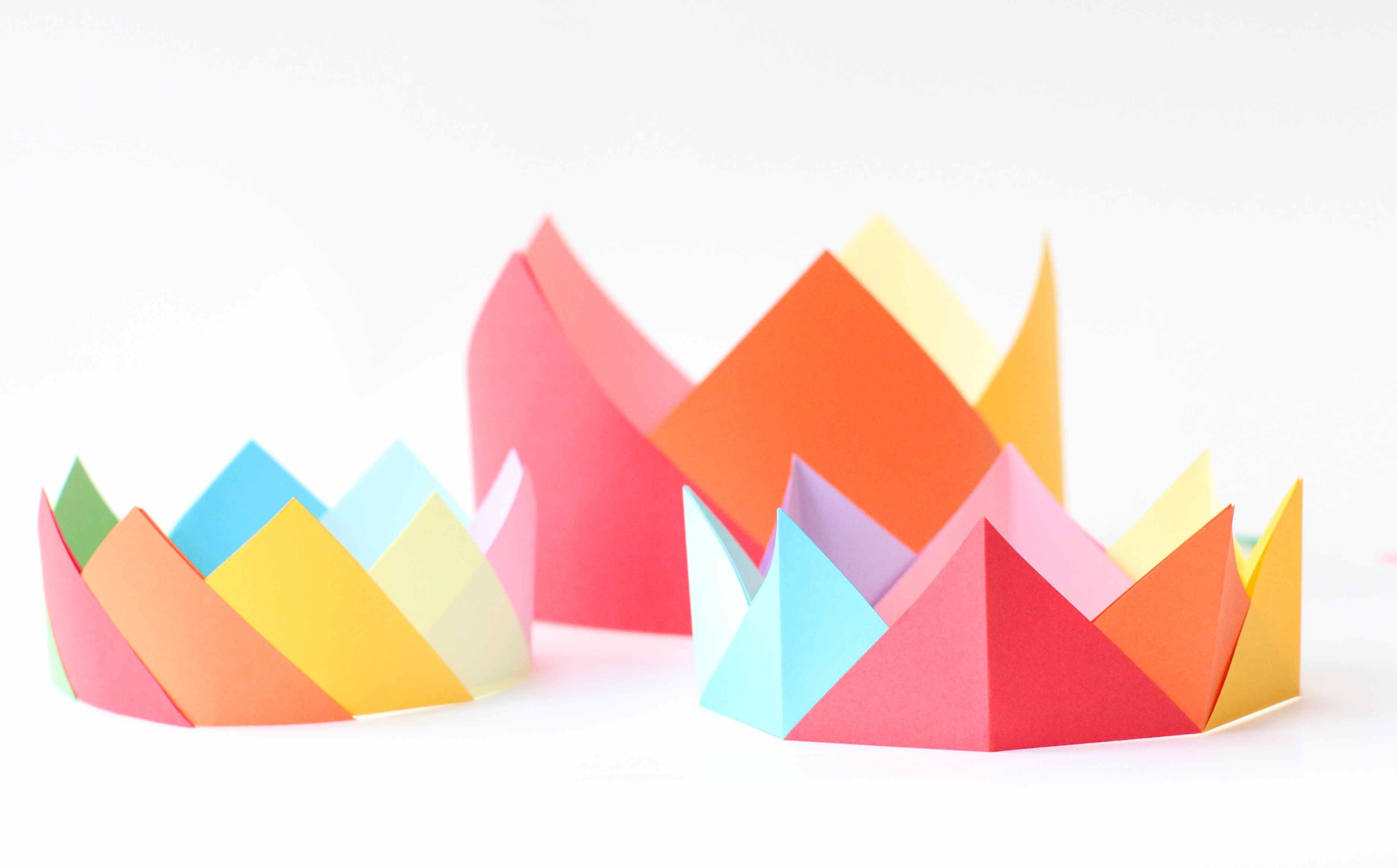Easy Birthday Origami Simple Origami Crowns