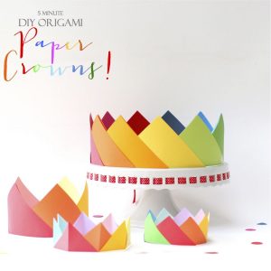 Easy Birthday Origami Simple Origami Crowns