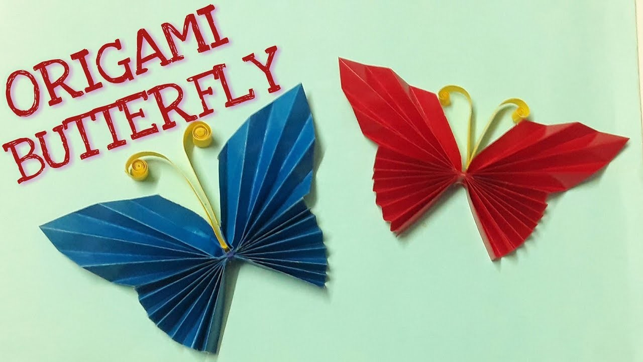 Easy Butterfly Origami Butterfly Easy Paper Butterfly Origami Cute Easy Butterfly Diy