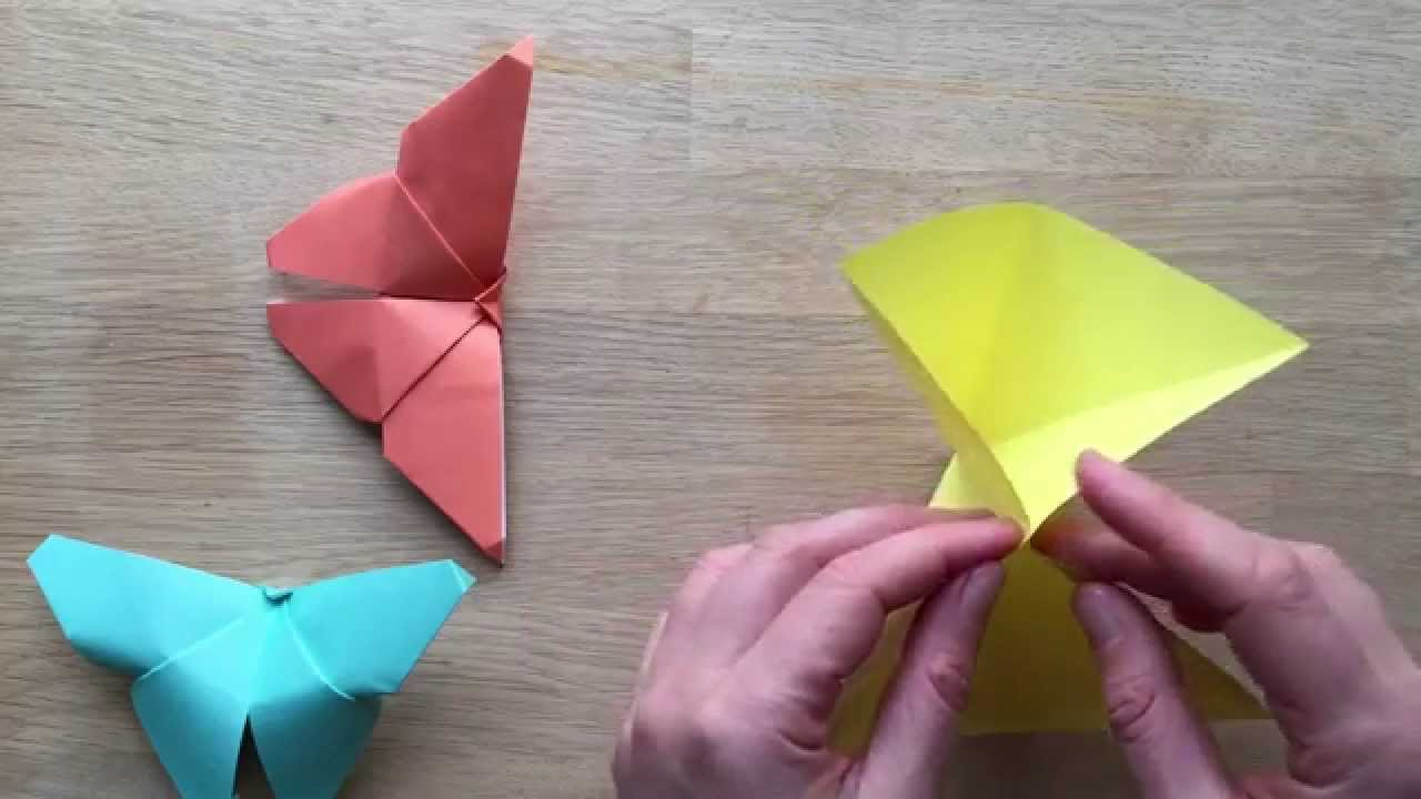 Easy Butterfly Origami Easy Origami Butterfly