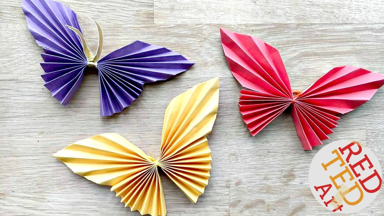Easy Butterfly Origami Easy Paper Butterfly Origami Cute Easy Butterfly Diy Origami For Beginners