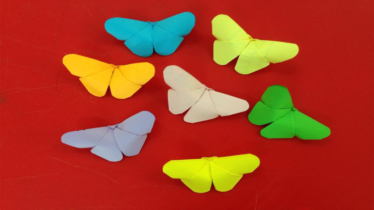 Easy Butterfly Origami How To Make Butterfly Paper Craft