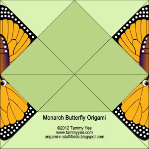 Easy Butterfly Origami Origami N Stuff 4 Kids Monarch Butterfly