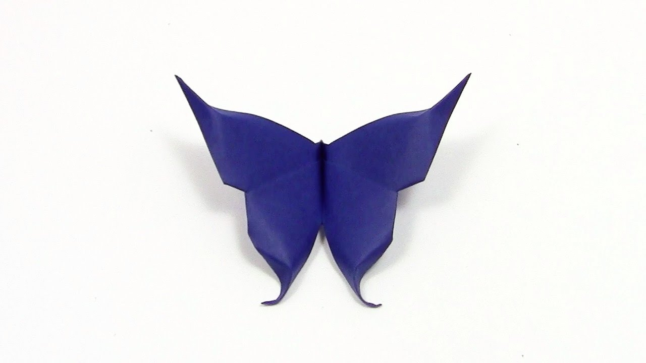 Easy Butterfly Origami Papercraft Origami Butterfly Easy Butterfly Paper Tutorial