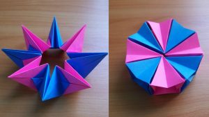 Easy Cool Origami Diy How To Fold An Easy Origami Magic Circle Fireworks Fun Paper Toy Not Only For Kids