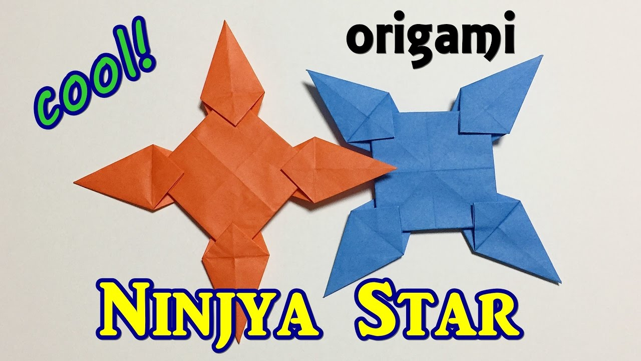 Easy Cool Origami Easy But Cool Origami Ninjya Star 1 Piece Of Paper Awesome Paper Syuriken For Ninja Battle Play