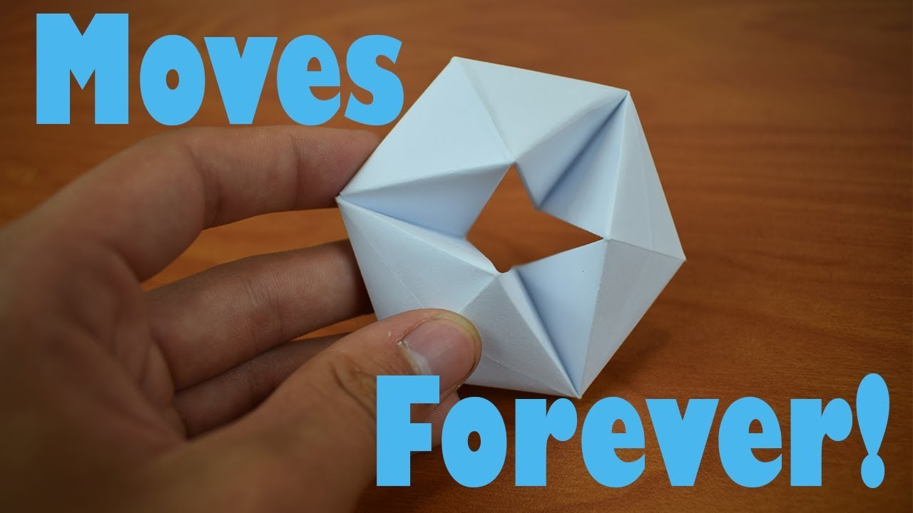 Easy Cool Origami How To Fold An Origami Moving Flexagon Better Than A Fidget Spinner