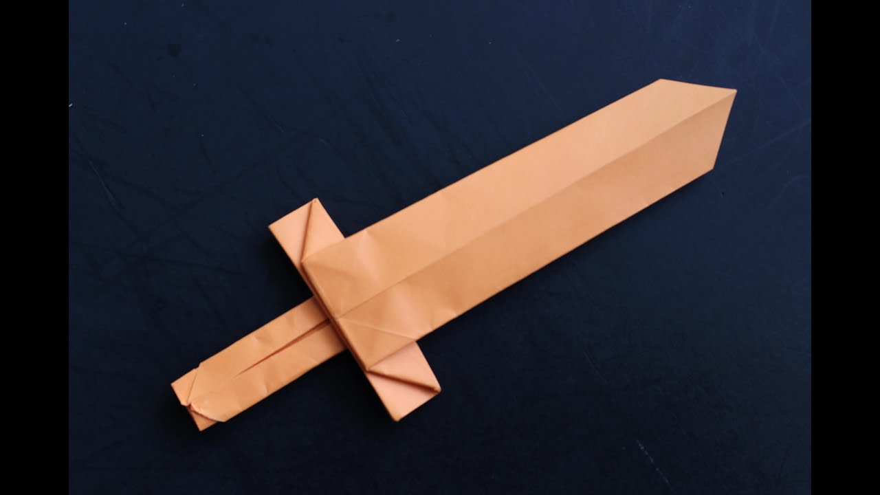 Easy Cool Origami How To Make A Cool Origami Paper Sword