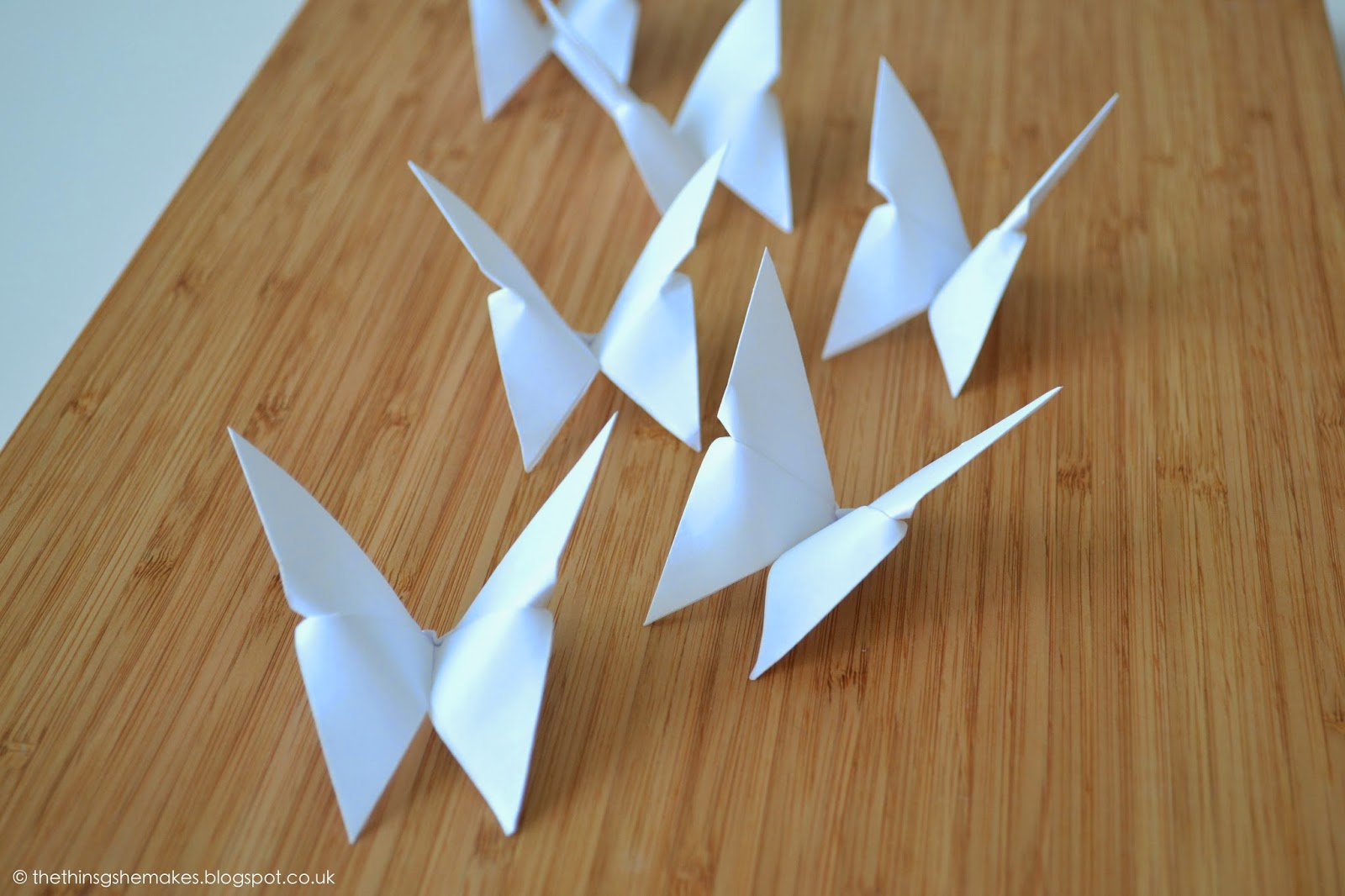 Easy Cool Origami How To Make Origami Butterflies The Things She Makes