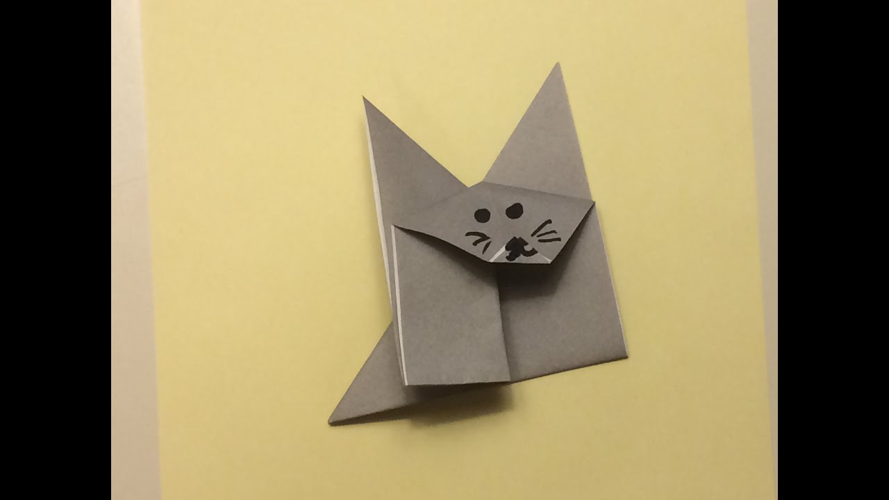 Easy Cool Origami Origami For Beginners Fox Or Kitty