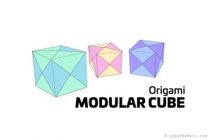 Easy Modular Origami How To Make A Modular Origami Cube Box