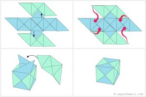 Easy Modular Origami How To Make A Modular Origami Cube Box