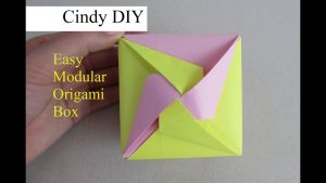 Easy Modular Origami Modular Origami Box Tutorial Part 2 Paper Craft Idea Cindy Diy