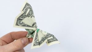 Easy Money Origami Instructions For Kids Money Origami Butterfly Making A Butterfly Out Of 1 Dollar Bill